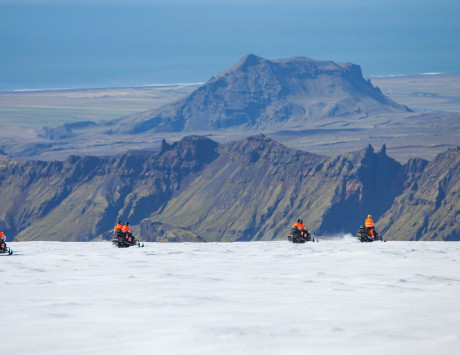 Média réf. 3361 (5/5): Motoneige sur le glacier Myrdalsjökull