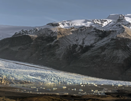 Média réf. 4038 (1/1): Survol en avion de la région du parc national de Skaftafell