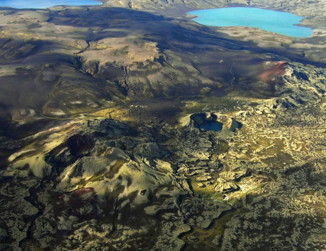 Survol en avion des cratères du Laki au départ de Skaftafell
