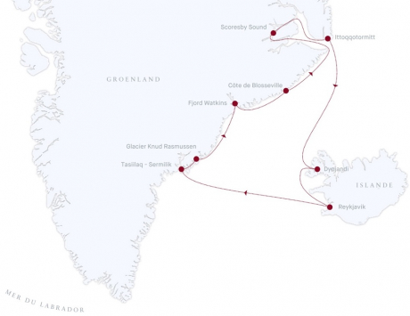 Sur la trace des explorations polaires françaises Croisière sur la côte est du Groenland 