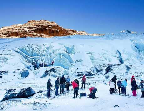 Média réf. 3356 (6/6): Marche sur le glacier Solheimajökull