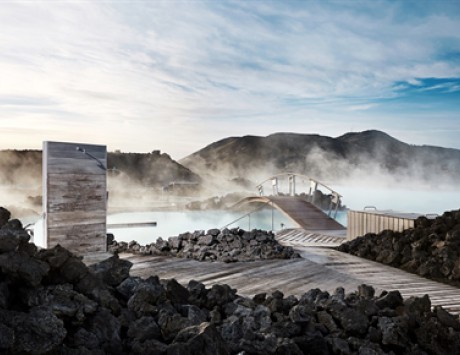 Média réf. 594 (1/1): Transfert  en bus navette entre l’aéroport de Keflavik et Reykjavik via le Blue Lagoon