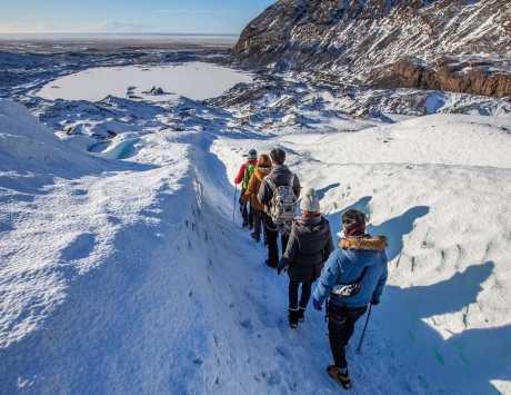 Média réf. 3443 (4/4): Marche sur le glacier Vatnajökull 