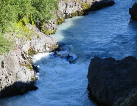 Rafting sur la rivière Austari Jokulsa à Varmahlid