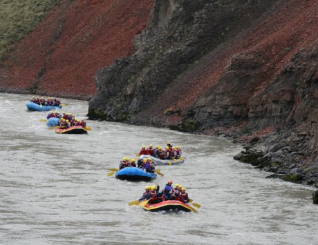 Média réf. 614 (1/4): Rafting sur la rivière Vestari Jokulsa à Varmahlid