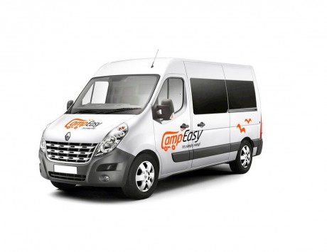 Camper Easy Big (Renault Trafic ou equivalent) : Transport 4 personnes et couchage 2 adultes + 2 enf